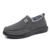 Thickened Fleece Winter Men's Shoes Old Beijing Cloth Style Cotton Shoes Comfortable Anti-slip Wear-resistant Dad's Casual Shoes