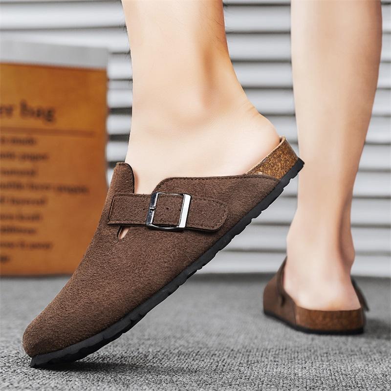 Summer Men Sandals Leather Men's Sandals Women Slippers Non-Slip Outdoor Beach Casual Shoes Zapatos Hombre Durable Luxury Shoes