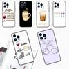 Coffee Wine Cup Phone Case For Samsung Galaxy S25 Ultra S20 S21 S22 S23 S24 Plus S9 S10 S24 FE S25 FE Cover