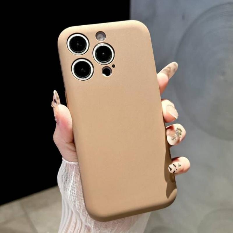 Matowe Silikonowe Płynne Miękkie Etui na Telefon w Kształcie Kostki Mydła Dla iPhone 16 15 14 Plus 13 12 Pro Max 11 Gładkie Odporne na Wstrząsy Pokrowiec
