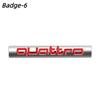 1PCS ABS QUATTRO Badge Car Front Grille Rear Trunk Emblem Auto Accessories