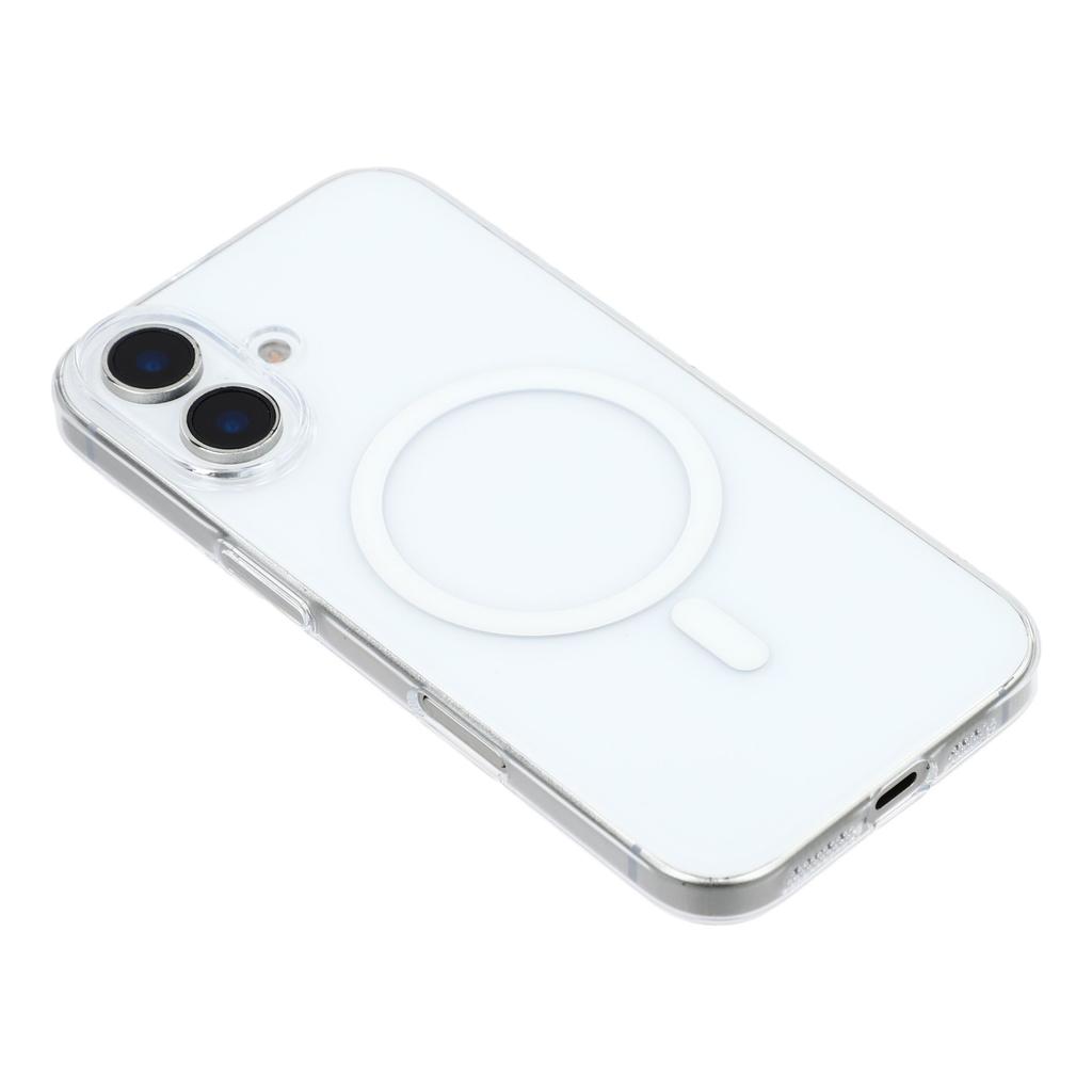 For iPhone 17 Crystal Clear Case Compatible with MagSafe Hard PC Phone Cover