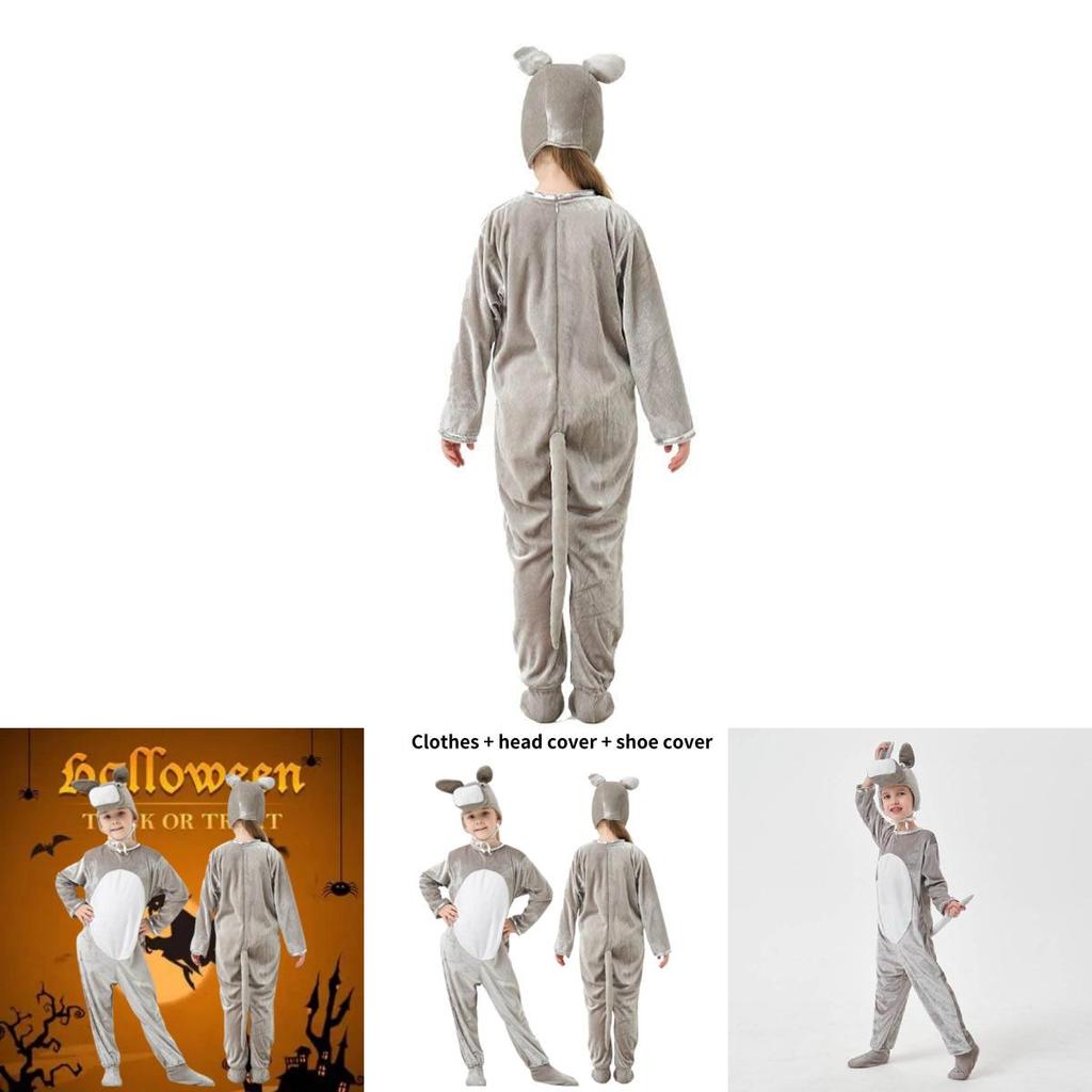 Adorable Kids Donkey Costume For Halloween Cosplay Polyester Material