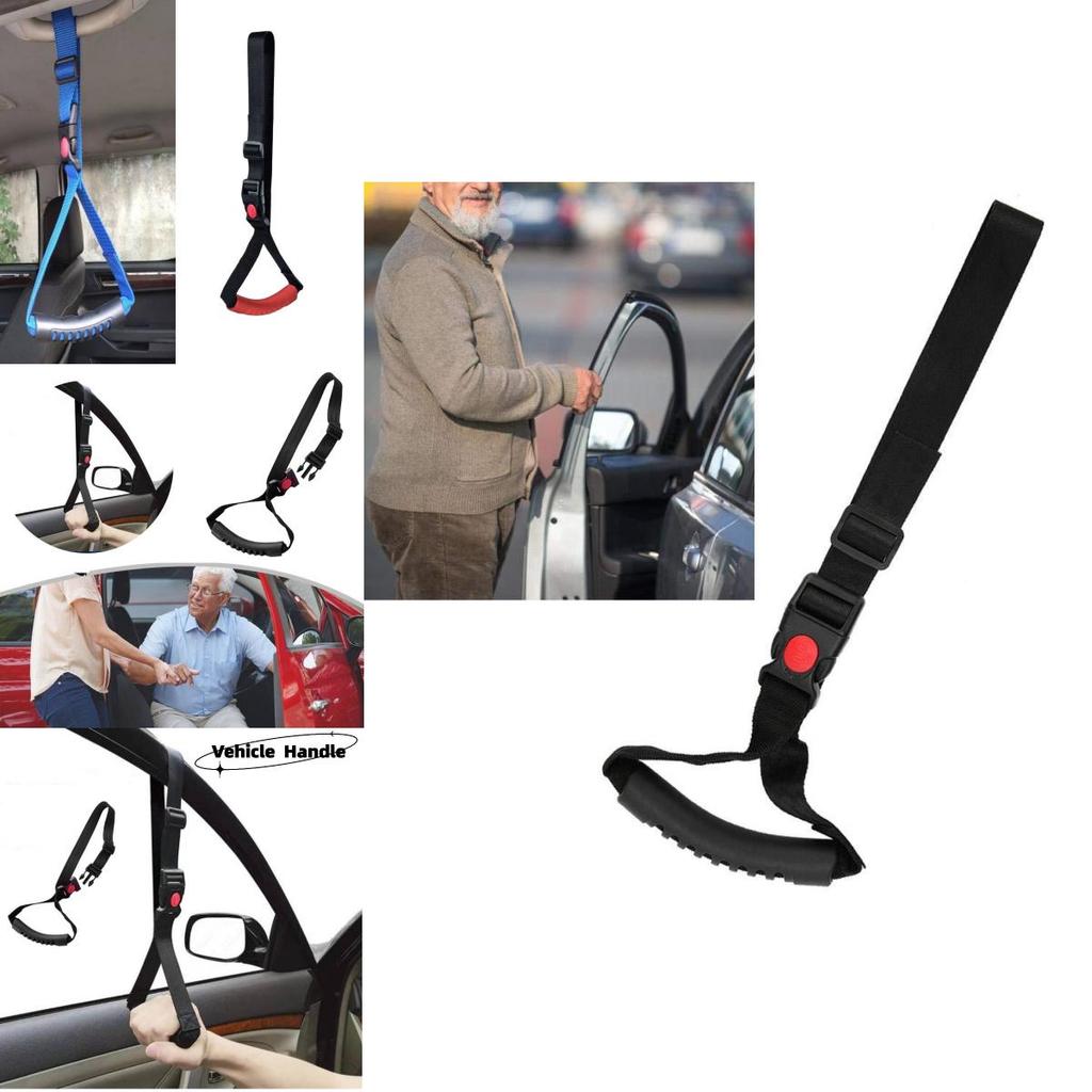 Verstellbarer Universal-Autogriff mit Sicherheitsunterstützung für ältere Menschen Schwarz 48cm/18.89in Größe