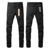 Mens Straight Fit Distressed Patchwork Denim Jeans Vintage Streetwear Style High Waist Ripped Cotton