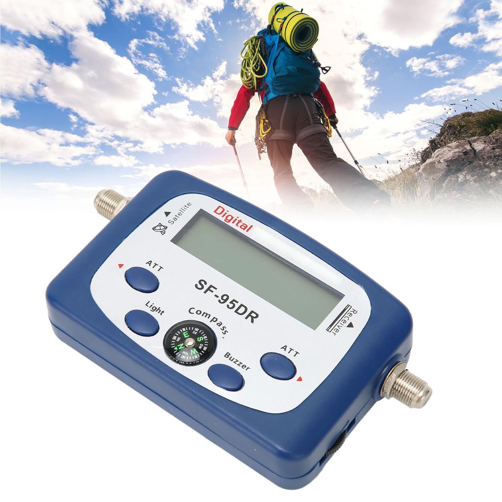 TV Signal Finder Professional High Sensitivity TV Antenna Signal Strength Meter with Compass and Sou
