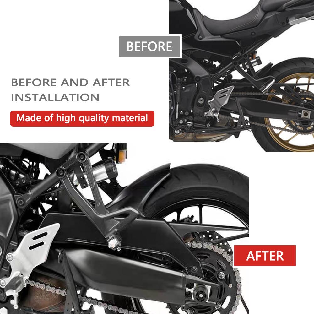 For TRACER 9GT 2025 2024 2023 2022 2021 tracer9 2024 Rear Fender Motorcycle Hugger Rear Mudguard Wheel Extension Splash Guard