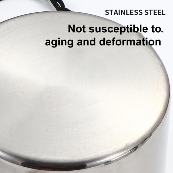 Set de pahare cu mâner pliabil din oțel inoxidabil cu geantă de depozitare ceașcă portabilă cu carabină pentru acasă, în aer liber, camping, cu apă, căni de băutură, pentru drumeții, picnicuri