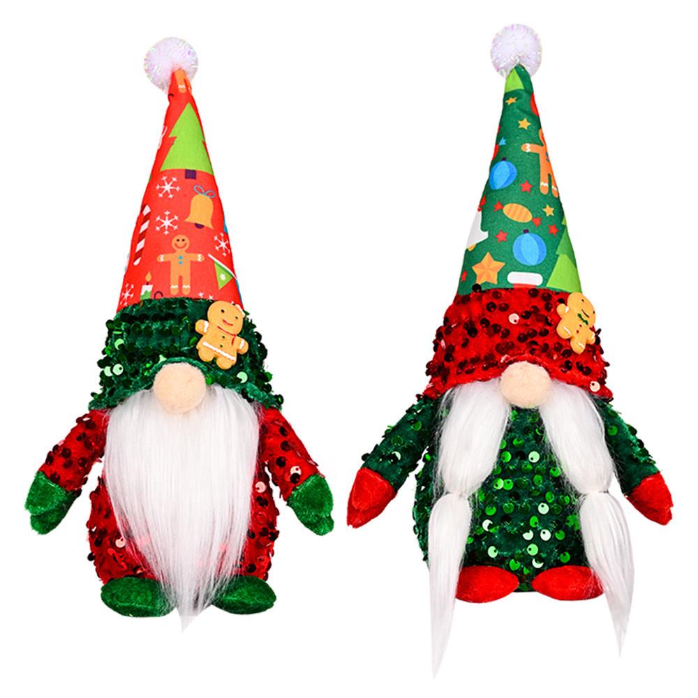 Charming Rudolph Christmas Doll With Gingerbread Hat For Festive Holiday Decorations