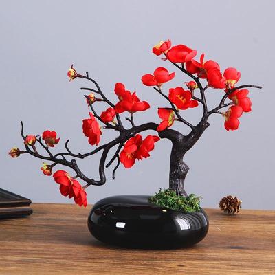 Künstliche chinesische Pflaumenblüten für Tischdekoration und Heimdekoration