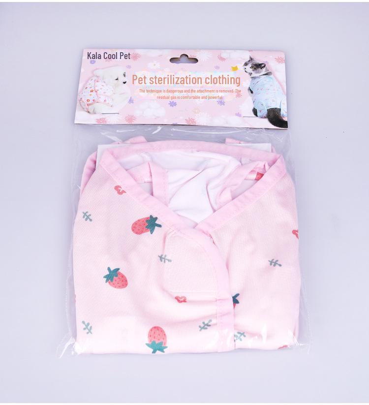 Breathable Anti-Licking Surgery Clothes for Female Cats - Thin, Post-Op, Weaning Wear