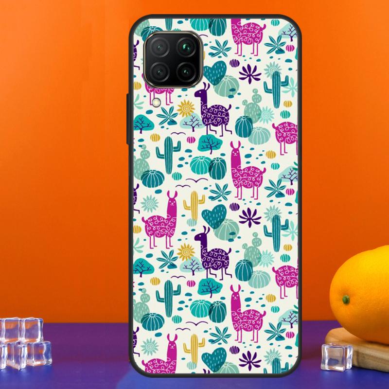 

alpaca Llama For Huawei Nova Y90 Y91 Y60 Y70 Y72 Y61 9 10 SE 12i 12s 11i 5T P60 Pro P20 P30 P40 Lite Case Huawei Nova 12i
