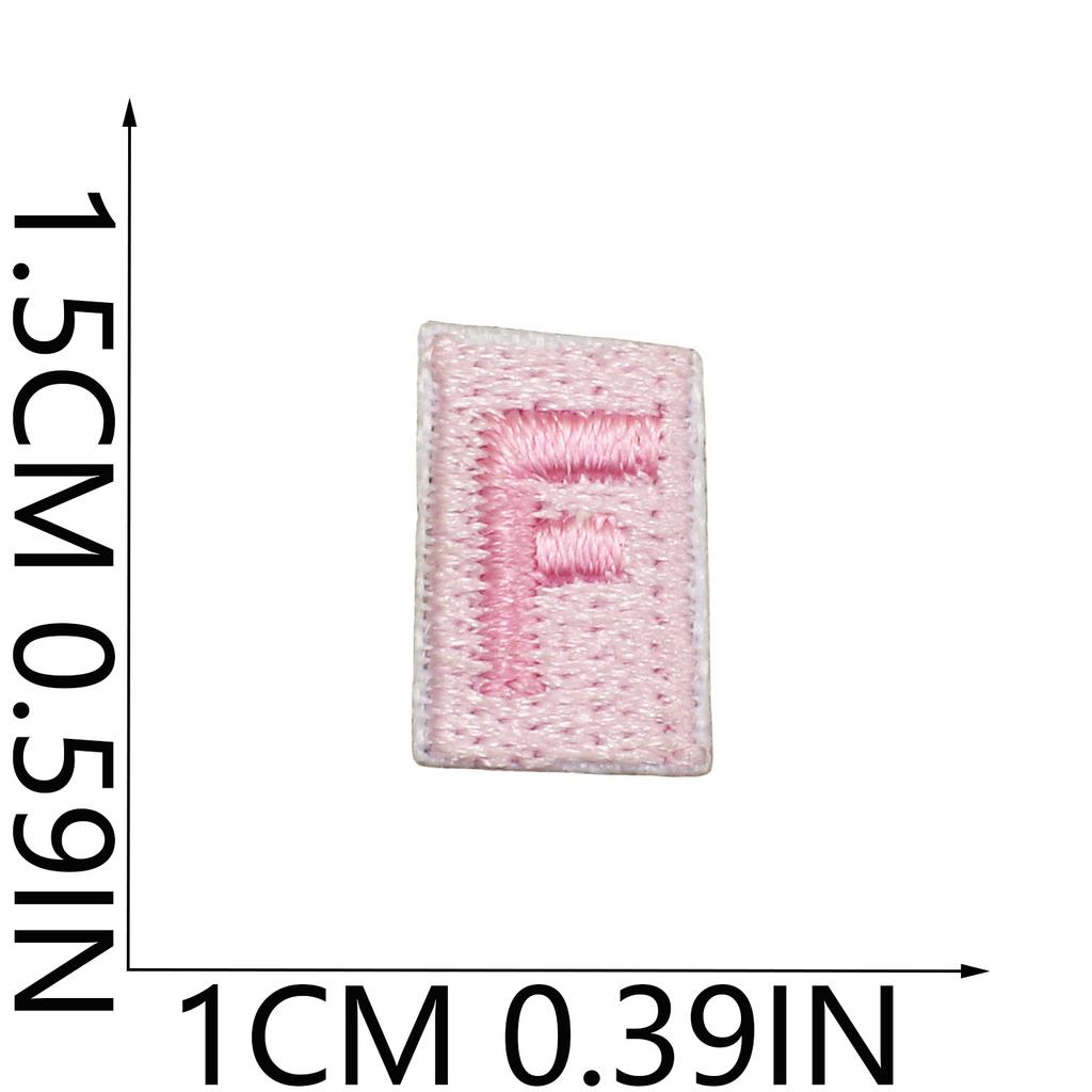 English Letter Embroidery Cloth Sticker Small Size Diy Pendant Decorative Patch Sticker Love Star Letter Embroidery Chapter Boy