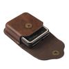 Luxury Leather Belt Clip Phone Case Men Waist Bag Cover For Samsung Z Flip6 Flip5 Moto Razr Oppo Vivo Tecno Honor Galaxy Flip 6 5 4 3 5G Holster Pouch