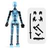 3D Multi-Jointed Movable Shapeshift Robot Creative Printed Mannequin Dummy Action Model Doll Toys Kid Decora For Girl Boys Gifts