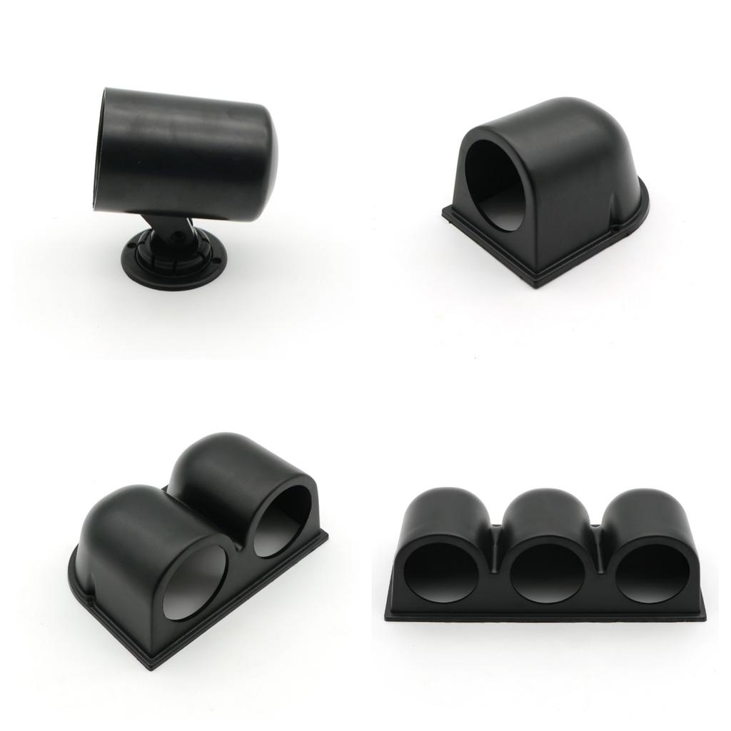 2 Inches 52mm Universal Car Gauge Bracket Black Single Bracket Double Bracket Triple Bracket Car Gauge Pod Car Meter Holder