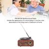 Bluetooth Speaker Vintage Record Player Speaker AM FM SW Radio Retro Rechargeable Portable Record Player Style Speaker