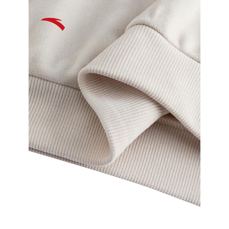 ANTA Women's Trendy Pigeon Half-Zip Chenille Fleece Sweatshirt