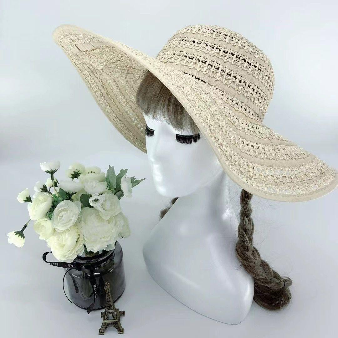 

Жіночий літній сонцезахисний капелюх з широкими полями Mohawk Red Seaside - Складний та з широкими полями для захисту від сонця M (56-58cm)