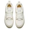 Anta Comfortable Versatile Lightweight Increased Height Low-Top Sneakers Women Sneakers Ivory-White 122518040-1