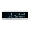 Seiko Clock Seiko Clock Table Clock Alarm Clock Radio Digital AC Color LCD Series C3 Silver Hairline Body X X Cm DL306S 04 Size 7.3 22.2 4.4