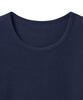 NOIRER FOR WOMAN Slim Ribbed T-Shirt (Navy)