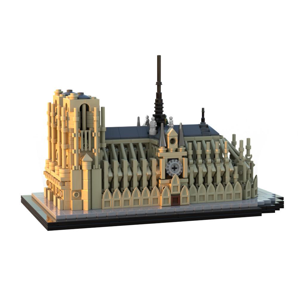 Non-Toxic Moc Famous Cathedral Of Santa Maria Del Fiore Building Block Set Iconic Church Street Architecture Assemble Toys Children Gifts