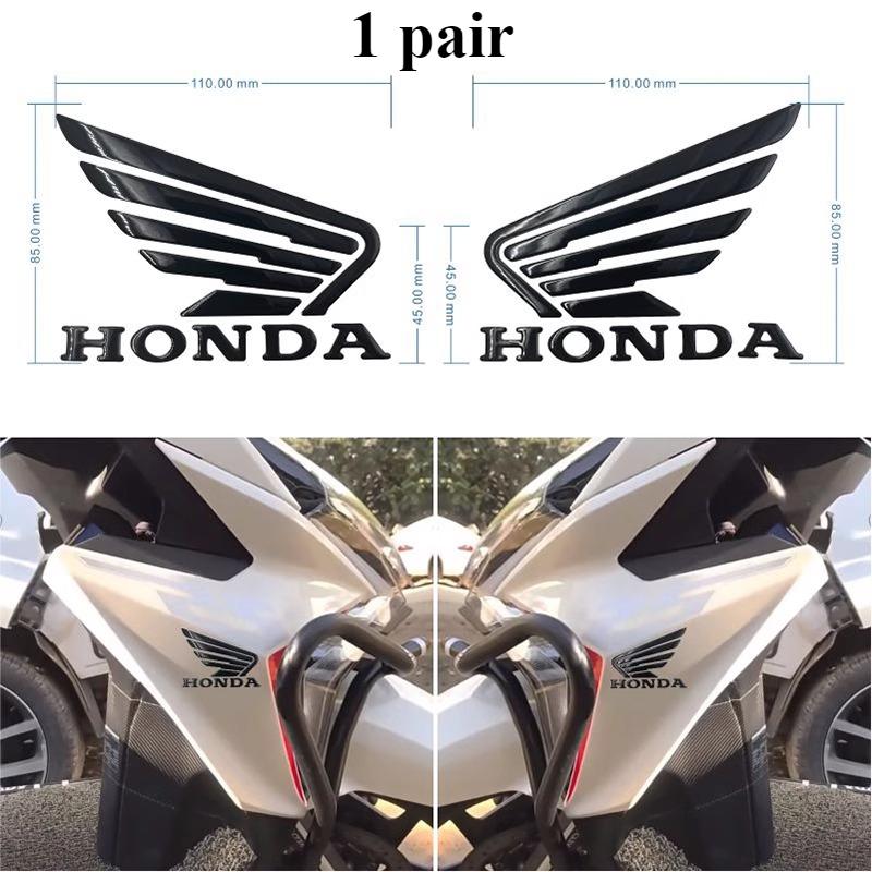 PYYG6 Honda Sticker Motorcycle Accessories Flying Wing Dream Scooter Fuel Tank Side Guard 3D Soft Rubber Label CBR400R CBR500R CBR650R