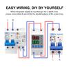 TOMZN Din Rail 110V 230V AC Adjustable Over Under Voltage Protective Device Protector Relay Monitor Current Limit 40A 63A 80A Relays 5