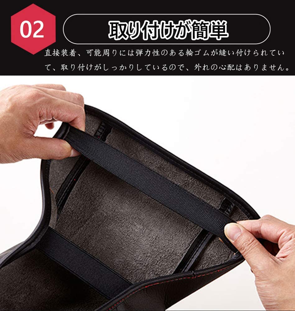 Kakash PU Leather Armrest Leather Scratch and Stain Interior Center Console Console Box Custom Design with Black Compatible with Toyota Alphard 30