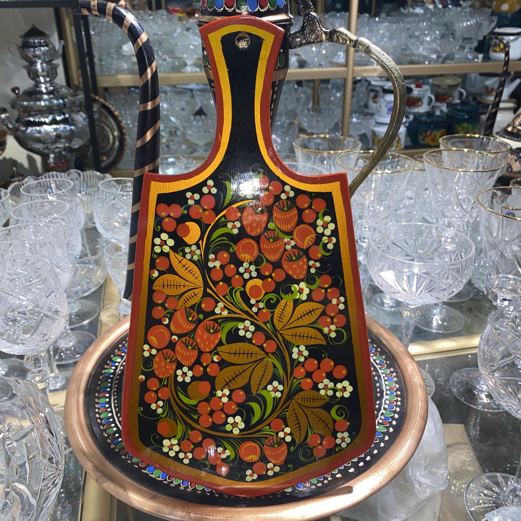 Handmade Russian Wooden Specialty Hanging Cutting Board Ornament Other