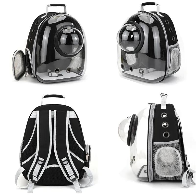 Portable Cat Pet Carrier Backpack Transparent Capsule Bubble Pet Backpack Small Animal Puppy Kitty Breathable Carrier for Travel