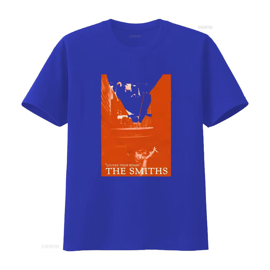 The Smiths Louder Than Bombs 1987 Promo Organic T Shirt vintage Washed Comfortable graphic Top For Everyday Wear Slightly