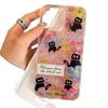 Cute Cats Suitable for Apple 16pro Mobile Phone Case IPhone 15 Protective Case 14 Glitter Powder 13promax Soft Edge