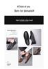 2025 Men’s Breathable Soft-Soled Slip-On Leather Business Casual Shoes - British Style, Low-Top.