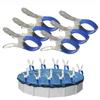 12Pcs Stainless Steel Hanger Pool Cover Clips Windproof Quilt Clip Clothes Pins Above Ground Pools