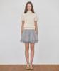 SINOON Rabbit Tie Half Sleeve Turtleneck Knit (Cream)