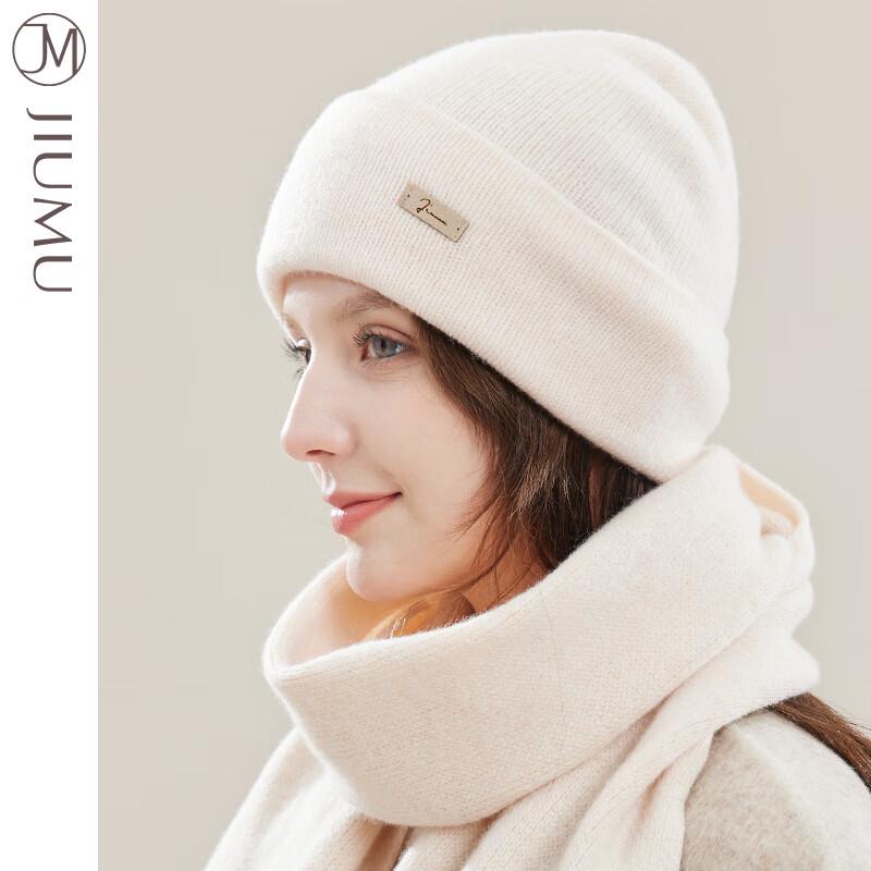 JIUMU Women s Pure Wool Knitted Beanie MY070