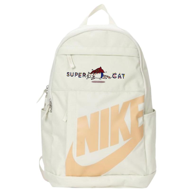 Nike Custom Bag Printed Pattern Travel Sports Fashion Versatile Trendy Unique Design College Style Fabric Backpack DD0559-020(TEAM378-FC-F2)