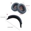 Stylish Headbeam Cushion Replacement Earpads Protein Leather Ear Pad For 600 800 Q600 Q800 Headphone Repair