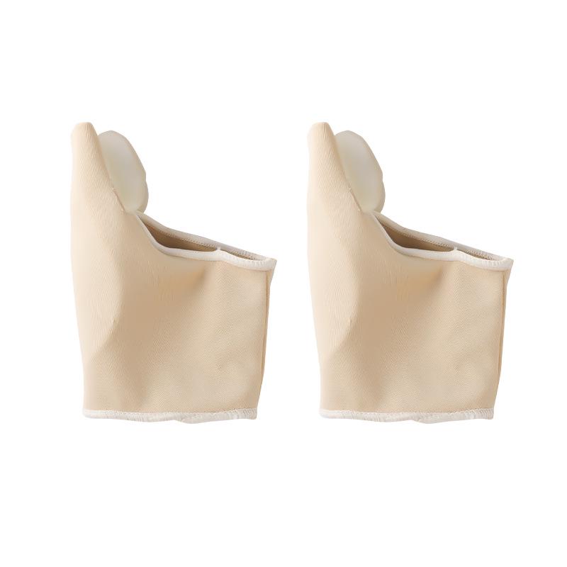 Skin-Tone Elastic Split-Toe Bunion Corrector and Hallux Valgus Soft Pad Orthotic Device