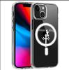 King Crown Magnetic Transparent Full Coverage Case for iPhone 15/16/17 Pro Max