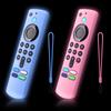 2-Pack Glowing Green + Glow Blue Remote Cover for Amazon Fire TV Stick 4K Select, 4K Plus, HD, 3rd Gen., 4K Remote Controls,   Lanyard, GITD!