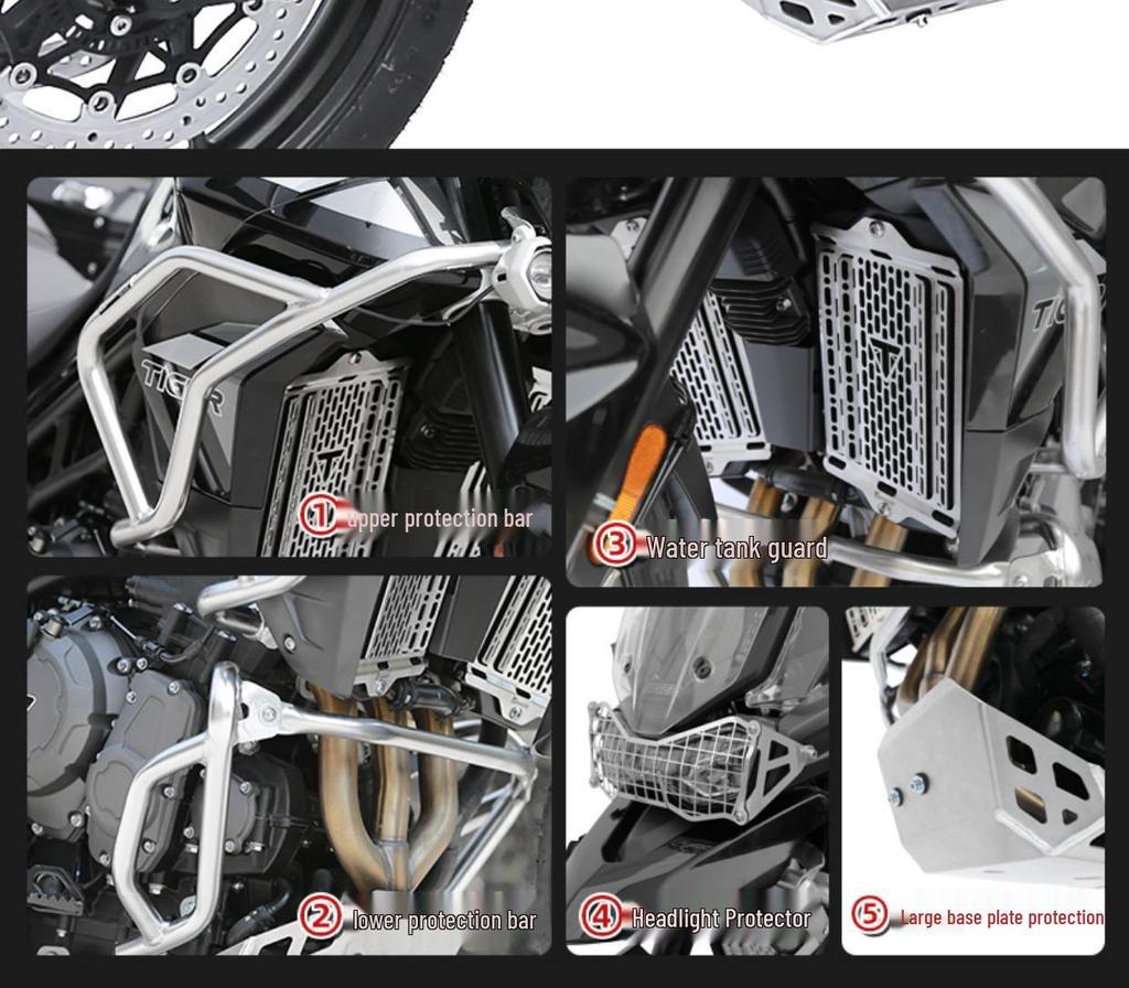 GSADV Triumph Tiger 900/850 Crash Bar & Skid Plate Protection Kit