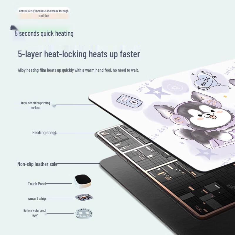 OIMG Extra Large Heated Mouse Pad