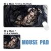 New Design Japanese Anime Overlord Skull Ainz Ooal Gown Albedo Sexy Girls Black Mouse Pad Mousepad XXL Keyboard Desk Mat