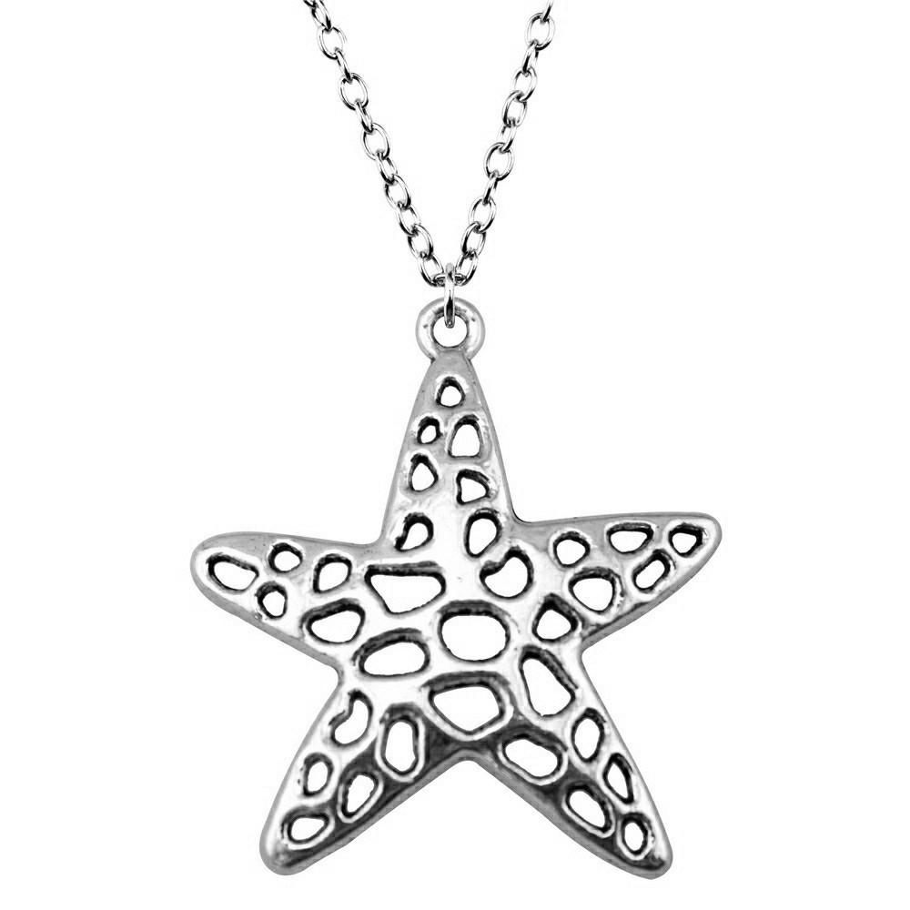 Sea Turtle Pendant Necklace Ocean Beach Nautical Theme Jewelry 45cm or 70cm long chain