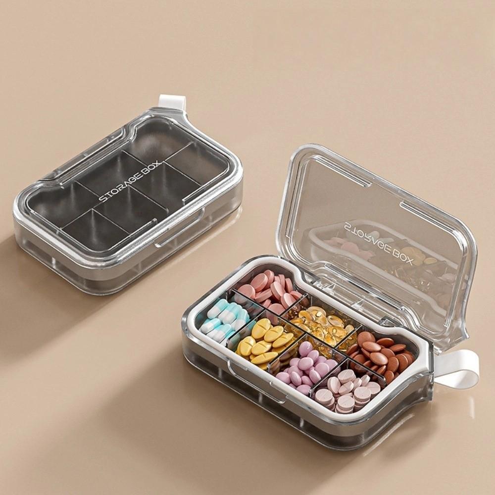 Compact Design Pill Storage Cases Seal Ring Vitamin Container New Pill Organizer Box  Daily Use