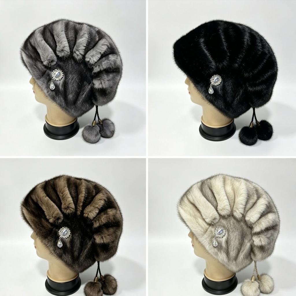 Stylish High-end Winter Plush Hat - Warm and Extra Thick