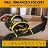 Tool Organizers Bag Heavy Duty Adjustable Tool Belt - Professional Repair Tool Waist Bag for Electricians, Carpenters & Workers
